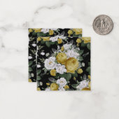 水彩バラ8 ノートカード (正面/裏面インサイチュ)