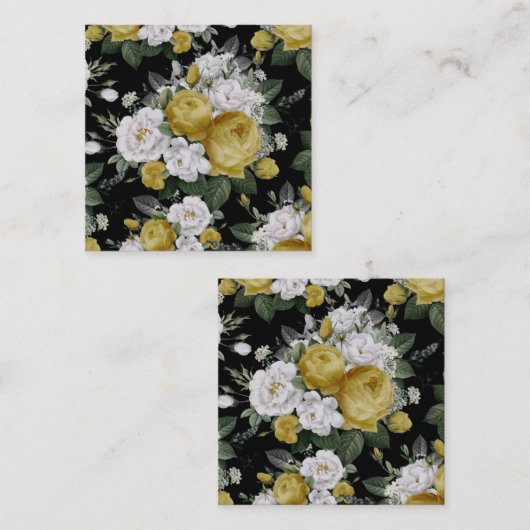 水彩バラ8 ノートカード (正面/裏面)