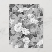 水彩バラ9 ポストカード (正面/裏面)