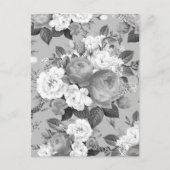 水彩バラ9 ポストカード (正面)