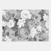 水彩バラ9 ラッピングペーパーシート (正面)