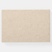 水彩バラ |クラフト紙結婚ズ ゲストブック (裏面)