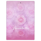 水彩バラ クリップボード (裏面)