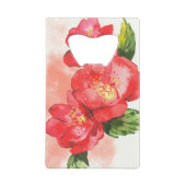 水彩バラ クレジットカード栓抜き (裏面)