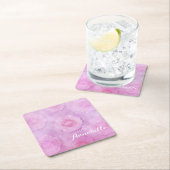 水彩バラ スクエアペーパーコースター (インサイチュ)