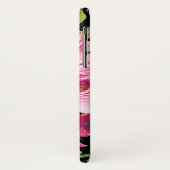 水彩バラ（ピンク）、クリーム（黒） Case-Mate iPhoneケース (裏面/左)