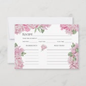 水彩バラ-ブライダルシャワーレシピ (正面)