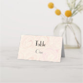 水彩バラ プレイスカード (正面)