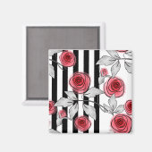 水彩バラ マグネット (正面/裏面)