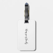 水彩バラ ラゲッジタグ (裏面縦)