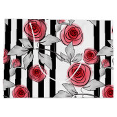 水彩バラ ラージペーパーバッグ (裏面)