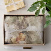 水彩バラ 薄葉紙 (ギフト)