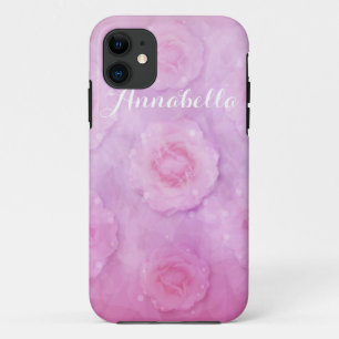 水彩バラ iPhone 11 ケース