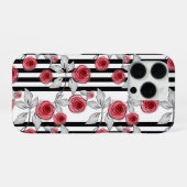 水彩バラ iPhoneケース (裏面横)