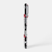 水彩バラ iPhoneケース (右側面)