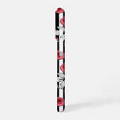 水彩バラ iPhoneケース (左側面)