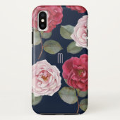 水彩バラApple Tuff iPhone Xケース Case-Mate iPhoneケース (裏面)