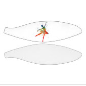 水彩バレエクラシカルダンサー ミニバスケットボール (パネル)