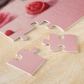 水彩バレンタインデーハートトラック ジグソーパズル (側面)