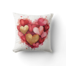 水彩バレンタインデーハート