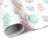 水彩バンニ ラッピングペーパー (ロールコーナー)