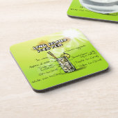 水彩バーカクテルレシピ コースター (左側)