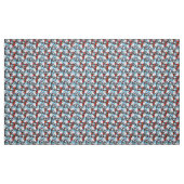 水彩バード顔- 鮮やか、カラフル抽象芸術 ファブリック (ファットクウォーター)