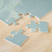  水彩バーンフクロウ鳥野生動物自然アート  ジグソーパズル (側面)