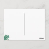 水彩パイナップルありがとう ポストカード (裏面)