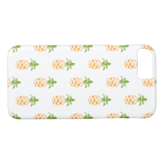 水彩パイナップルパターン Case-Mate iPhoneケース (裏面(横))