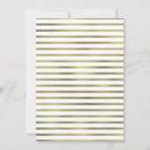 水彩パイナップル ピナ トロピック フェイク フォイル ウェディング 招待状 (裏面)