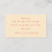 水彩パイベーカリー 名刺 (裏面)