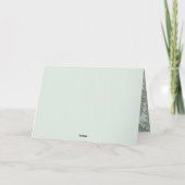 水彩パイン針ガーランド写真 シーズンカード (裏面)