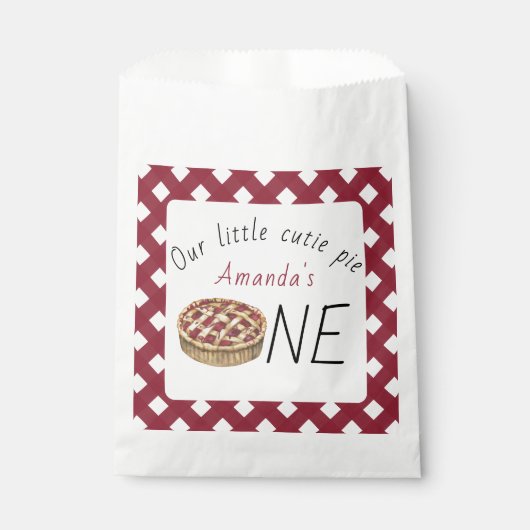 水彩パイ子供の誕生日 フェイバーバッグ (正面)