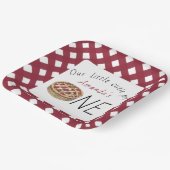 水彩パイ子供の誕生日 ペーパープレート (傾斜あり)