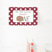 水彩パイ子供の誕生日 横断幕 (インサイチュ)