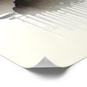 水彩パゴダアート ポスター (角)