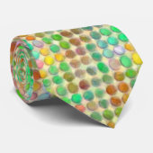 水彩パステルドット ネクタイ (ロール)