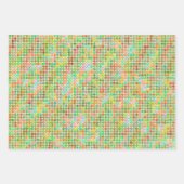 水彩パステルドット ラッピングペーパーシート (正面2)