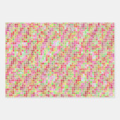 水彩パステルドット ラッピングペーパーシート (正面)