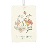 水彩パステルワイルドフラワー カーエアーフレッシュナー (裏面)