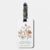 水彩パステルワイルドフラワー ラゲッジタグ (裏面縦)
