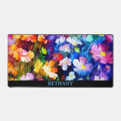 水彩パターンフローラ野花 デスクマット (正面)