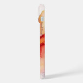 水彩パタ絵を描ーン iPhoneケース (左側面)