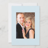 水彩パリウェディングフォト セーブザデート (裏面)