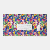 水彩パロット デスクマット (キーボード&マウス)