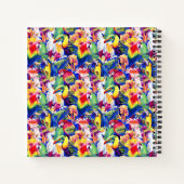 水彩パロット ノートブック (裏面)