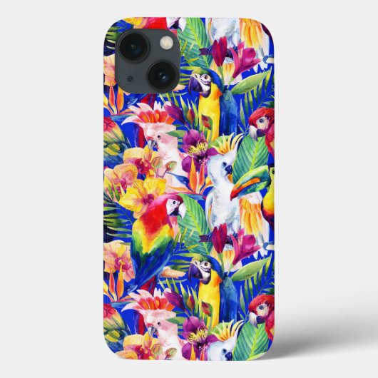 水彩パロット Case-Mate iPhoneケース (裏面)