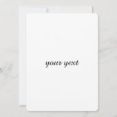 水彩パンジー 招待状 (裏面)