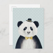 水彩パンダベア ポストカード (正面/裏面)